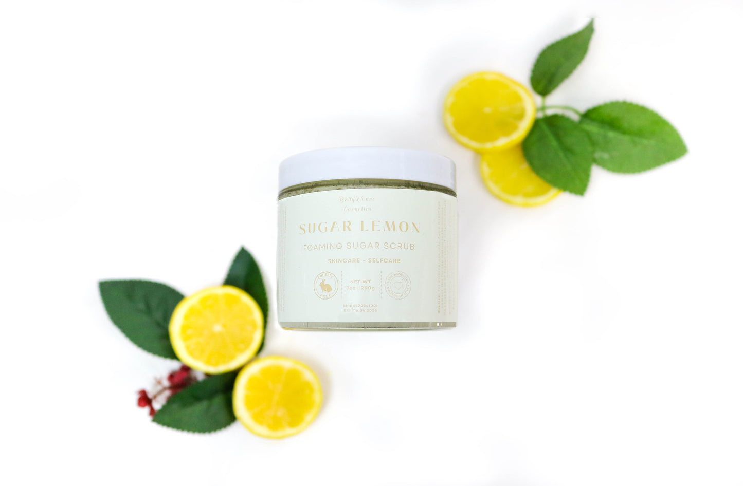 Sugar Lemon Foaming Sugar Scrub