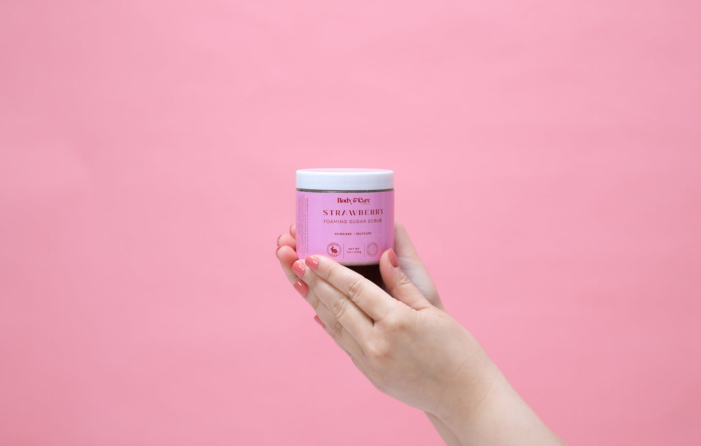 Strawberry Foaming Sugar Scrub