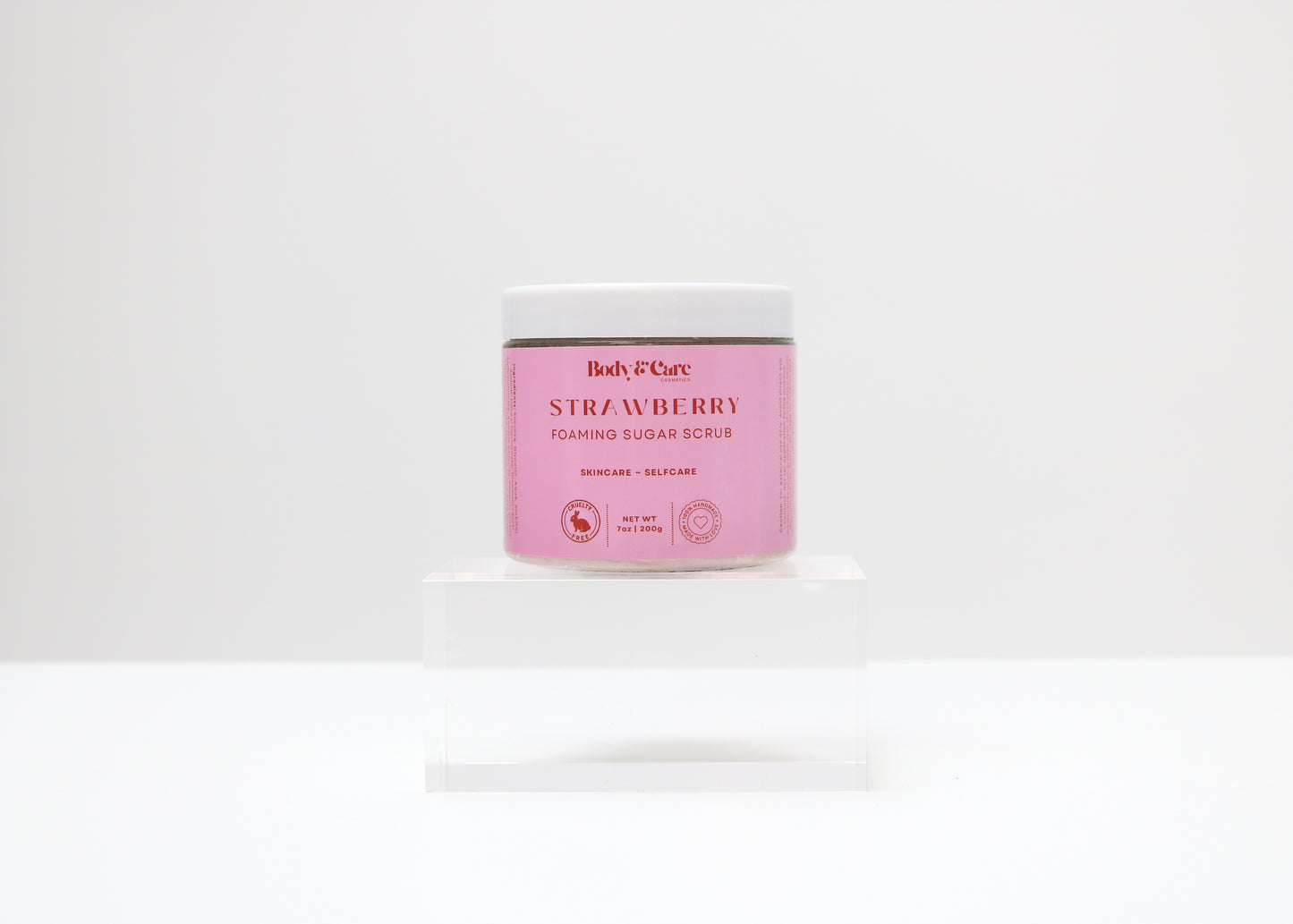 Strawberry Foaming Sugar Scrub