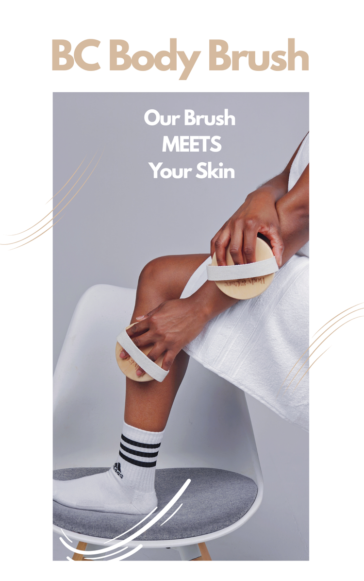 Dry body brush for exfoliation and self-care