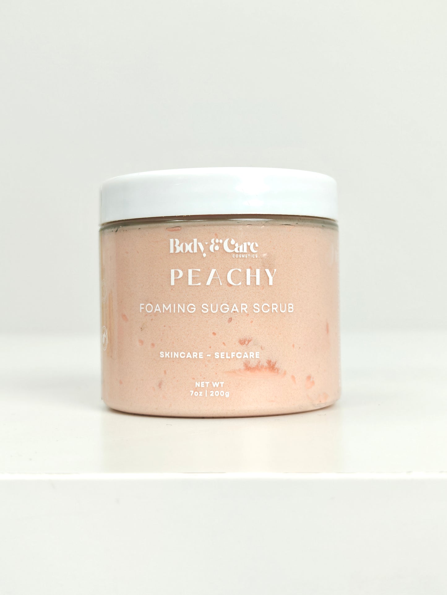 Peachy Foaming Sugar Scrub