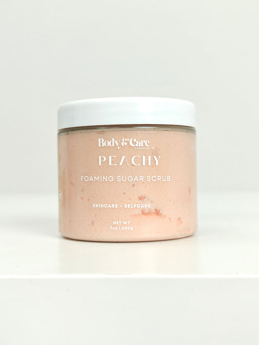 Peachy Foaming Sugar Scrub