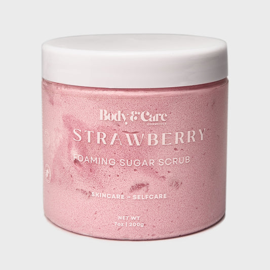 Strawberry Foaming Sugar Scrub